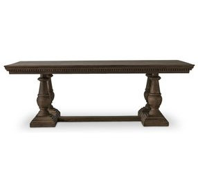Everson Brown 110" Rectangular Dining Table