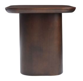 Hunter Brown Square End Table
