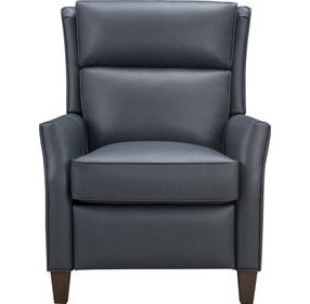 Pryce Santa Fe Ocean Leather Push Thru The Arms Recliner