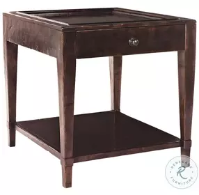 Vintage Patina Molasses End Table