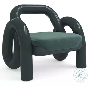 Gelee Peacock Accent Chair