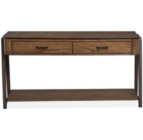 Hallie Milk Chocolate and Dark Chocolate Rectangular Sofa Table