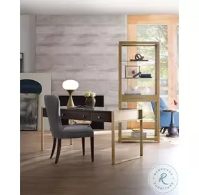 Curata Deep Brown Writing Home Office Set