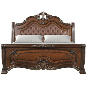 Bella Notte Upholstered Sleigh Bed