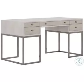 Mezzanine Dove Gray Writing Desk