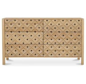 Fulton Natural 6 Drawer Dresser