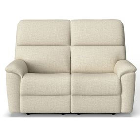 Porter Cream 62" Zero Gravity Power Reclining Loveseat with Power Lumbar and USB Charging