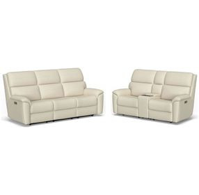 Porter Cream Zero Gravity Power Reclining Living Room Set