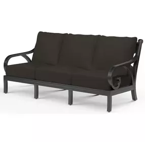 Monterey Spectrum Carbon 81" Outdoor Sofa with Self Welt