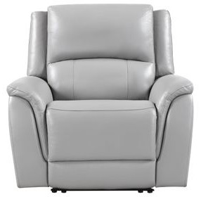 Alexandria Stone Power Recliner with USB Charging