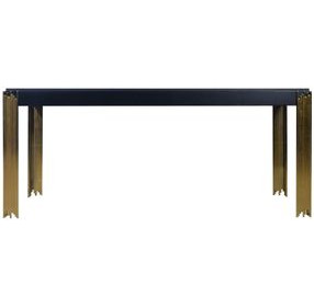 Empire Black 72" Rectangular Dining Table