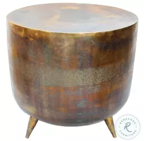 Kettel Brass Accent Table