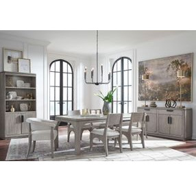 Skylar Ridge Dorian Gray Extendable Rectangular Dining Room Set