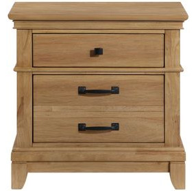 Sunstone Honey Brown 3 Drawer Nightstand
