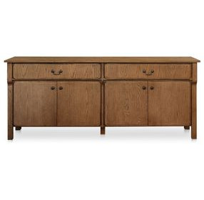Caroline Warm Brown 4 Door Sideboard