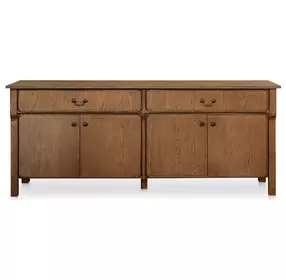 Caroline Warm Brown 4 Door Sideboard