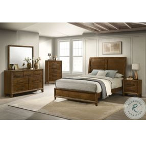 Ballard Walnut Brown Bedroom Set