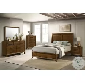 Ballard Walnut Brown Bedroom Set