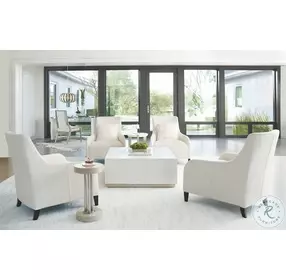 Axiom Linear Grey And White Square Occasional Table Set