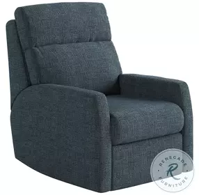Mimi Brady Navy Power Headrest Rocker Recliner with SoCozi Massage