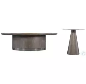 Modern Mood Medium Brown Round Occasional Table Set