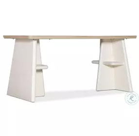 Mercantile Light Elm And Creamy White Effie Writing Table