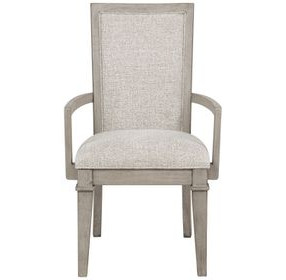 Mariana Vintage Cream Upholstered Arm Chair Set of 2