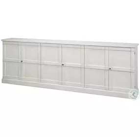 Luciana Stucco White 6 Door Buffet