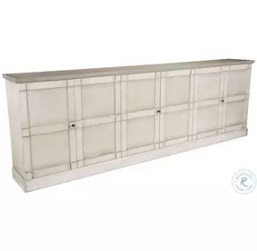 Luciana White 6 Door Buffet