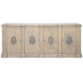 Crested Carmine Legno 4 Door TV Stand