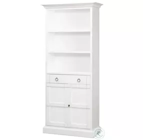 R244-79 Cortina White Bookcase