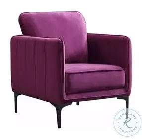 Reale Purple Accent Chair