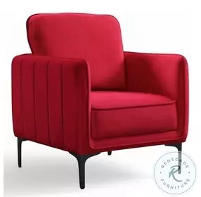 Reale Red Accent Chair