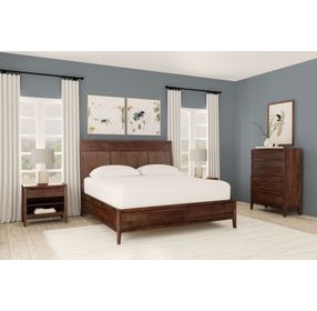 Ralston Dark Amber Storage Panel Bedroom Set