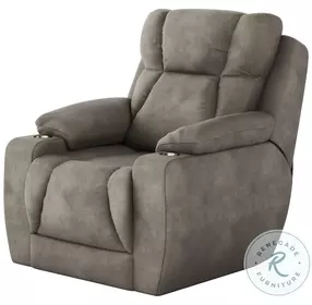 Challenger Fresca Cobblestone Power Headrest Wall Hugger Big Mans Recliner