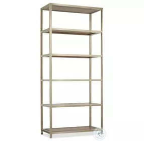 Fusion Stainless Steel And Cane Etagere