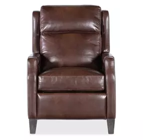 Chesterfield Dark Roast Leather Power Recliner with Power Headrest