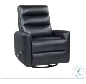 Takami Black Swivel Recliner