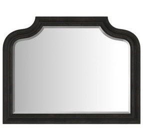 Atrium Black Landscape Arched Wall Mirror