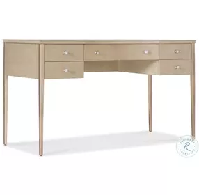 Melange Polished Limestone Stone Top Flourish Dressing Table