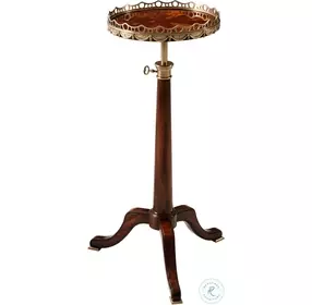 Rep.li.ca Ramsey Mahogany Telescopic 16" Round Accent Table