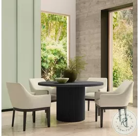 Reba Black Dining Room Set