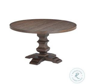 Emerson Dark Brown Round 54" Dining Table