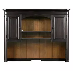 Roanoke Black Executive Hutch