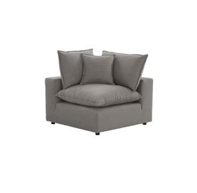Cali Slate Performance Fabric Corner Chair
