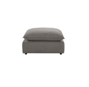 Cali Slate Performance Fabric Ottoman