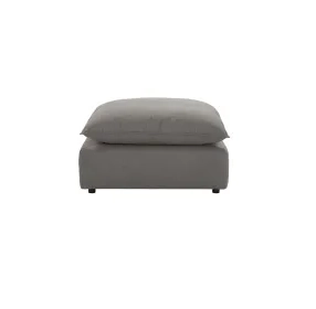 Cali Slate Performance Fabric Ottoman