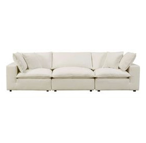 Cali Natural Performance Fabric Modular Sofa