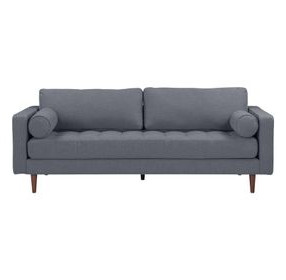 Cave Navy Tweed 76" Loveseat
