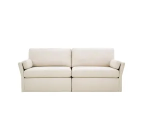 Catarina Cream Performance Fabric 73" Loveseat